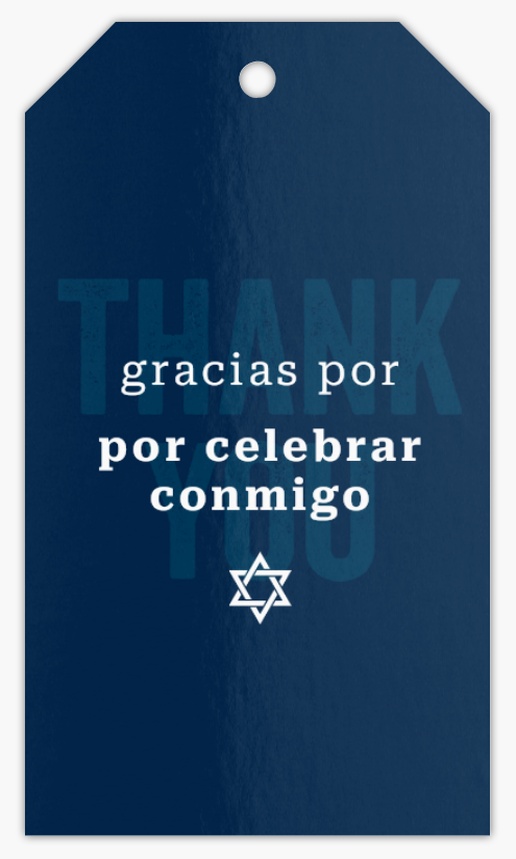 Un cumpleaños judío judío diseño azul para Cumpleaños de adolescentes