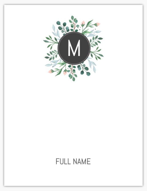 A initial greenery gray green design for Theme