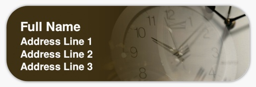 A consulting clock brown gray design