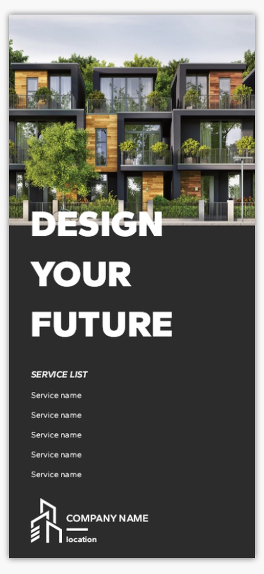 Design Preview for Property & Estate Agents Custom Flyers Templates, 3.75" x 8.25"