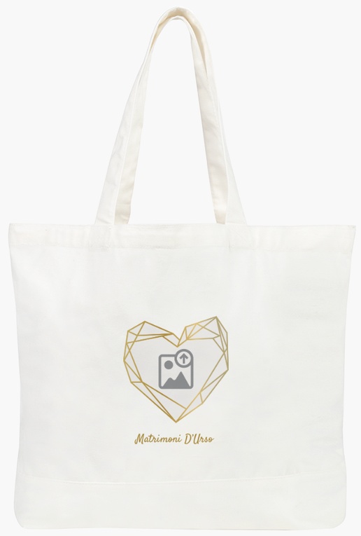 Anteprima design per Galleria di design: borsa di cotone grande vistaprint® per matrimonio