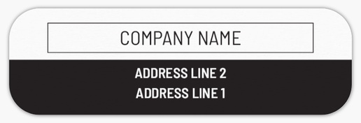 Design Preview for Design Gallery: Marketing & Communications Return Address Labels, White Paper