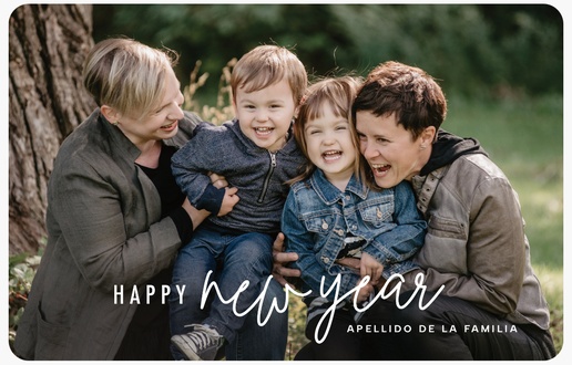 Un año nuevo feliz año nuevo diseño crema para Saludos  con 1 imágenes