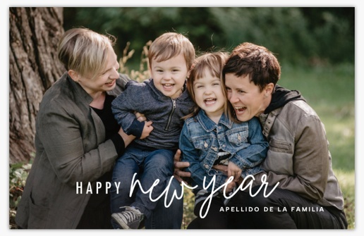 Un año nuevo feliz año nuevo diseño blanco para Saludos  con 1 imágenes