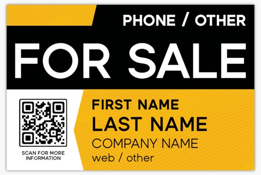 Design Preview for Design Gallery: Real Estate Agents Lawn Signs, 24" x 36" Horizontal