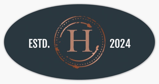 Design Preview for Design Gallery: Barbers Roll Labels, 1" x 2"