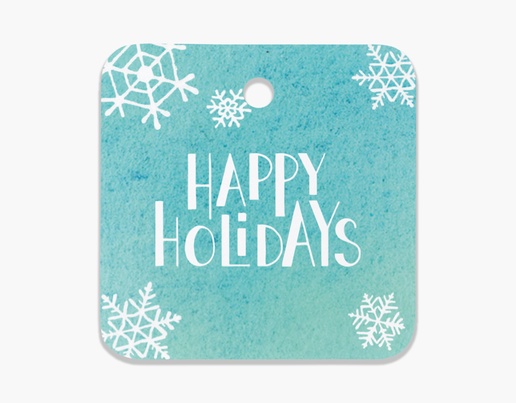 A happy holidays snowflakes white design for Holiday