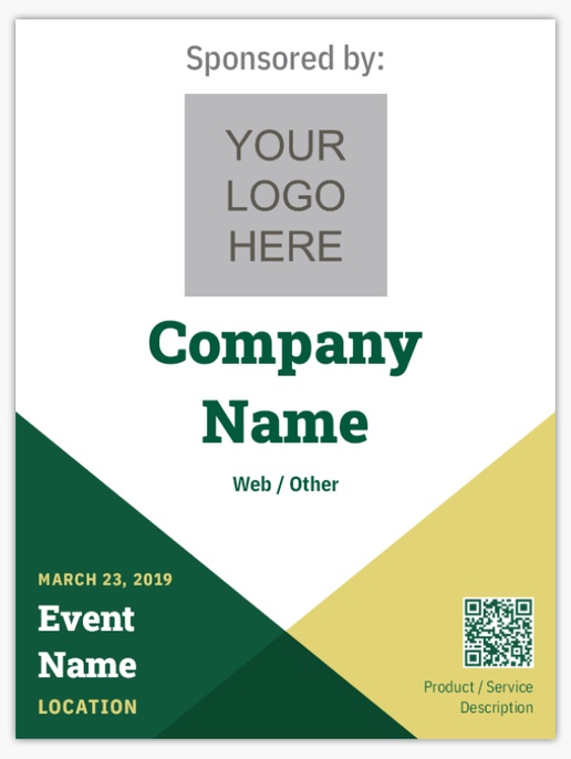 Design Preview for Business Services Lawn Signs Templates, 18" x 24" Vertical