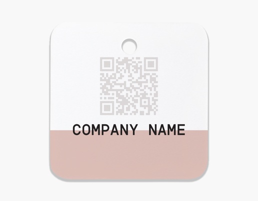 A two tone qr code black pink design for Modern & Simple