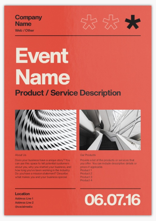 Design Preview for Design Gallery: Event Planning & Entertainment Postcards, A5 (148 x 210 mm)