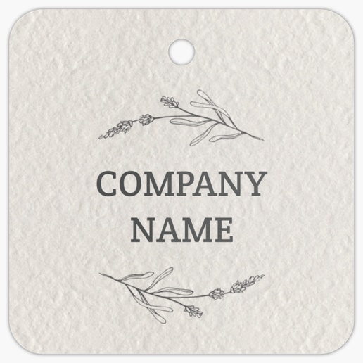 Design Preview for  Hang Tags Templates, 2" x 2" Rounded Square