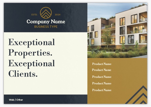 Design Preview for Design Gallery: Property Management Postcards, A5 (148 x 210 mm)