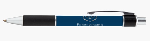 Förhandsgranskning av design för Designgalleri: Juridik & politik VistaPrint® kulspetspenna med design runtom