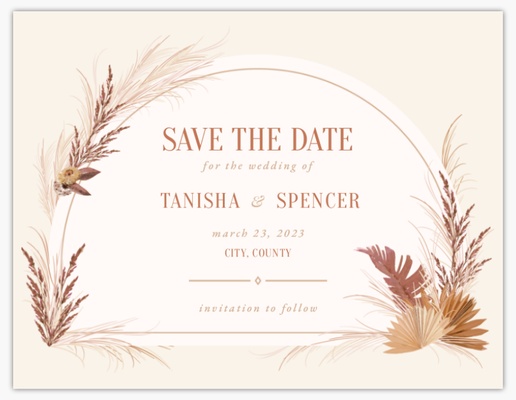 Design Preview for Design Gallery: Destination Save the Date Cards, 5.5" x 4"