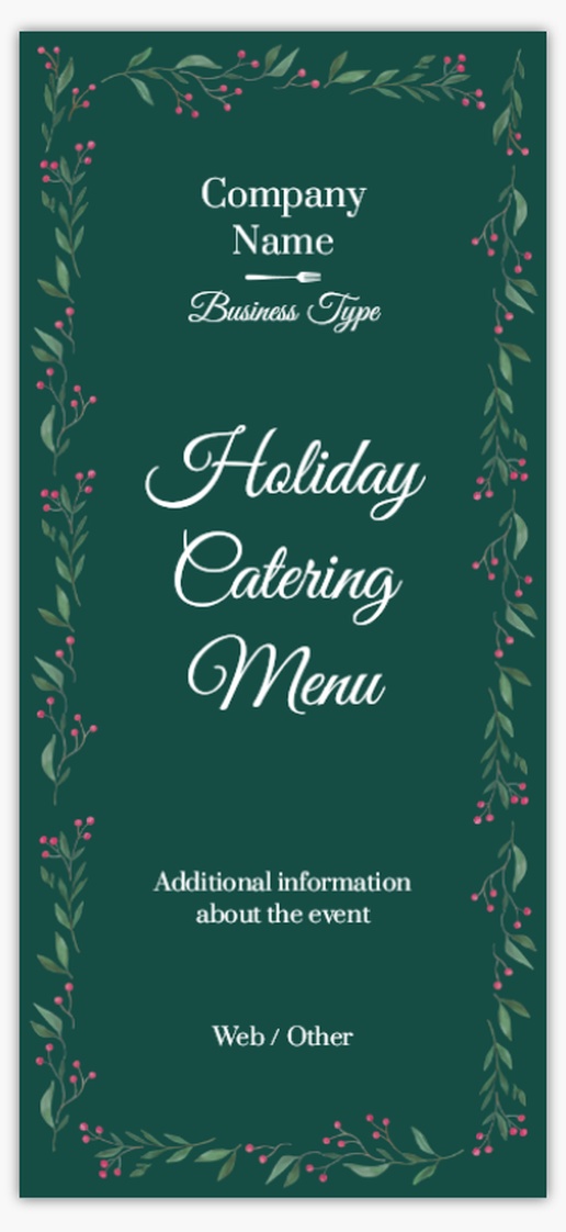 A restaurant food service green design for Holiday