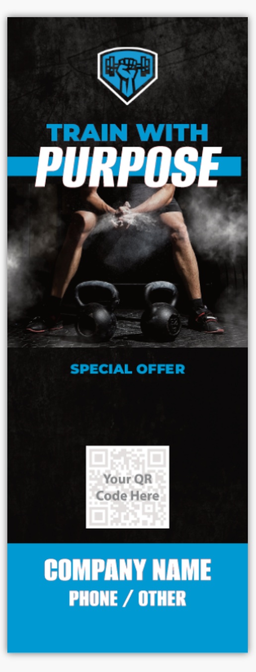 Design Preview for Sports & Fitness Retractable Banners Templates, Small Single Sided 