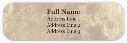 Design Preview for Manufacturing & Distribution Return Address Labels Templates, White Paper