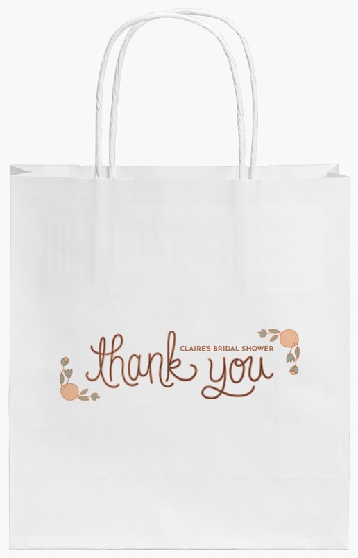 Design Preview for Design Gallery: Standard Kraft Paper Bags, 190 x 80 x 210 mm