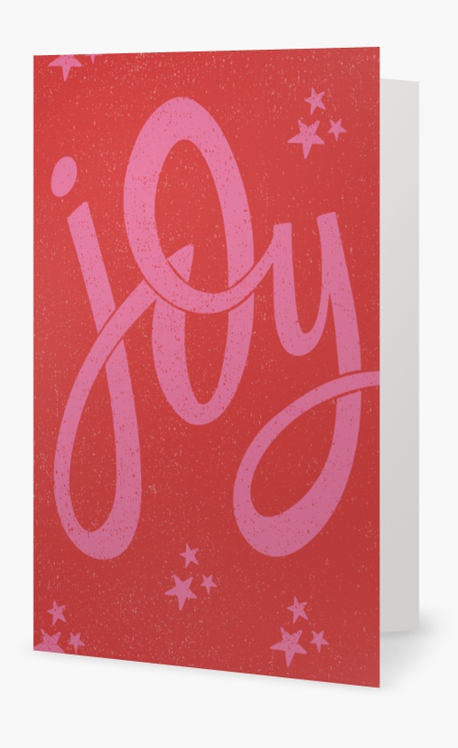 Design Preview for Design Gallery: Retro & Vintage Christmas Cards, Folded 4.6" x 7.2" 