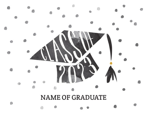 A mortarboard 2017 white gray design for Events