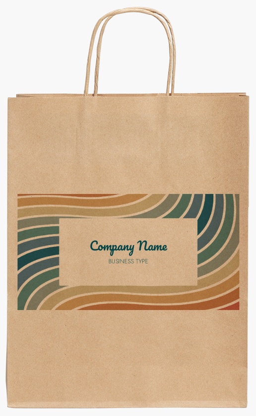 Design Preview for Design Gallery: Education & Child Care Standard Kraft Paper Bags, 240 x 110 x 310 mm