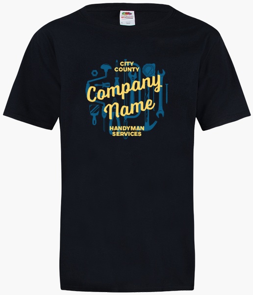 Design Preview for Construction, Repair & Improvement Fruit of the Loom® T-shirt Templates