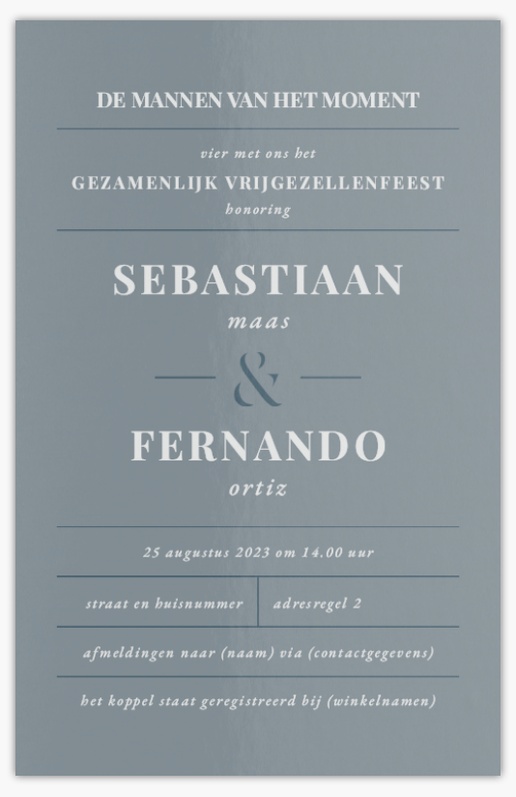 Voorvertoning ontwerp voor Ontwerpgalerij: Kaarten en uitnodigingen, Ongevouwen 18.2 x 11.7 cm