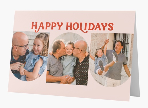 Un tipo retro vendimia diseño gris rojo para Días festivos con 3 imágenes