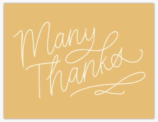 Design Preview for Design Gallery: Fun & Whimsical Custom Thank You Cards, Flat 5.5" x 4"
