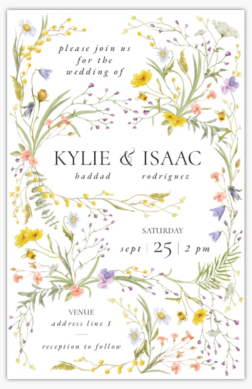Design Preview for Design Gallery: Vintage Wedding Invitations, Flat 21.6 x 13.9 cm