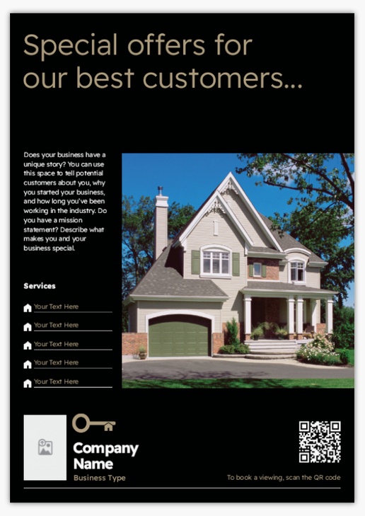 Design Preview for Design Gallery: Home Inspection Postcards, A5