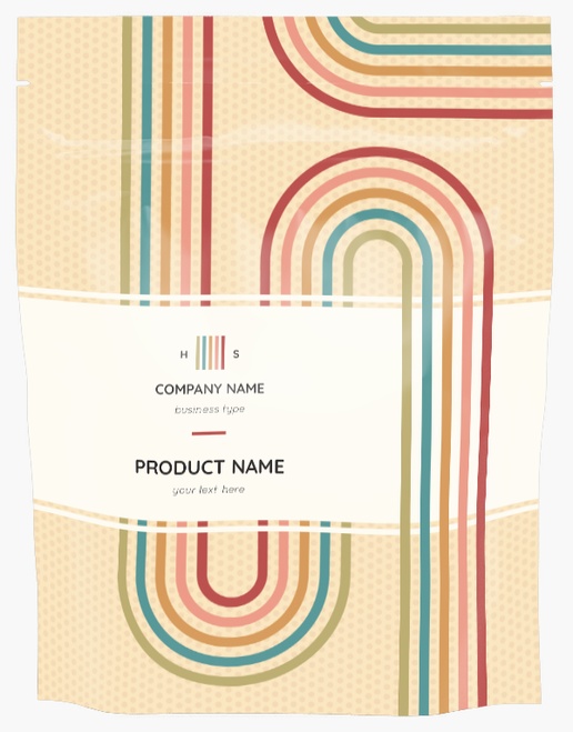 Design Preview for Fun & Whimsical Stand-Up Pouches Templates, 36.5 oz. (7" x 9" x 3") 