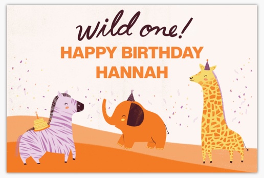 Design Preview for Child Birthday Lawn Signs Templates, 18" x 27" Horizontal