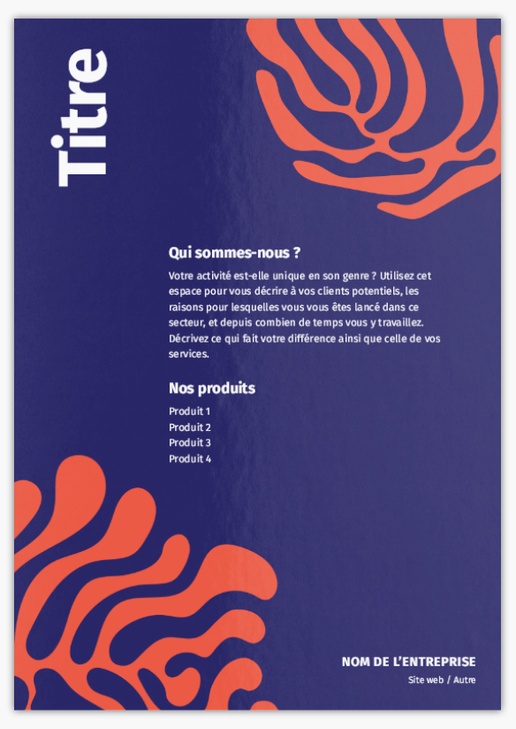 Aperçu du graphisme pour Galerie de modèles : Cartes postales pour Marketing et communications, A5 (148 x 210 mm)