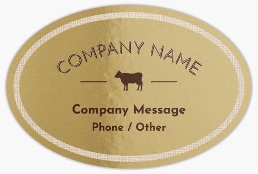 Design Preview for Agriculture & Farming Roll Labels Templates, 4" x 6"