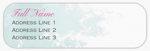 Design Preview for Dance & Choreography Return Address Labels Templates, White Paper