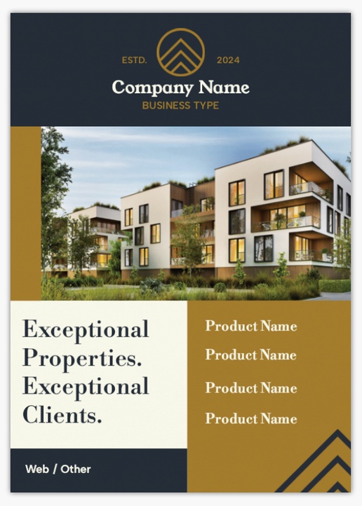 Design Preview for Design Gallery: property development Postcards, A6