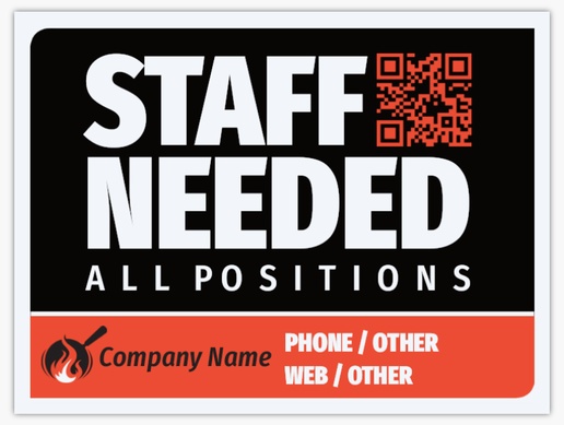 A staffing agency employment black gray design