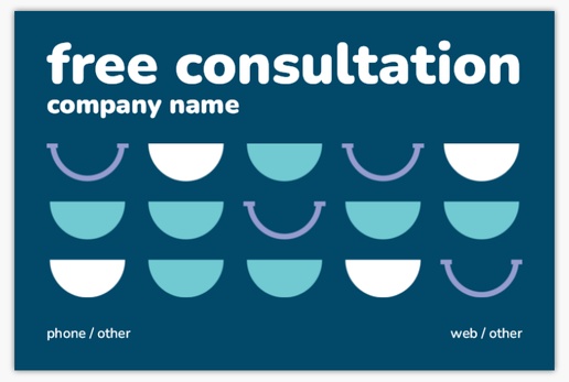 A call out free consultation blue design