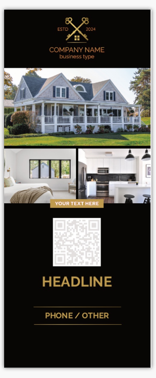 A scan to view listings home black gray design for Elegant
