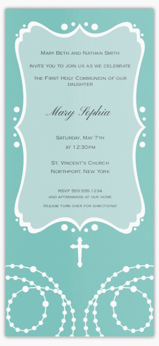 Design Preview for Invitations & Announcements, Flat 21 x 9.5 cm
