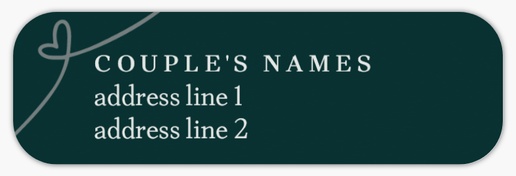 Design Preview for Modern & Simple Return Address Labels Templates, White Paper