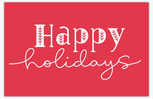 A happy holidays fun red gray design for Greeting