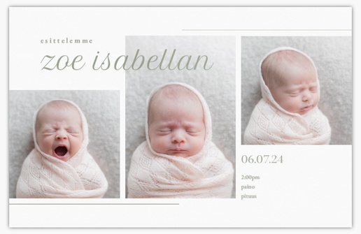Mallin esikatselu Mallivalikoima: Perinteinen & Classic Vauvakortti, 18.2 x 11.7 cm