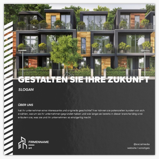 Designvorschau für Designgalerie: Postkarten Stadtplanung, Quadratisch (210 x 210 mm)