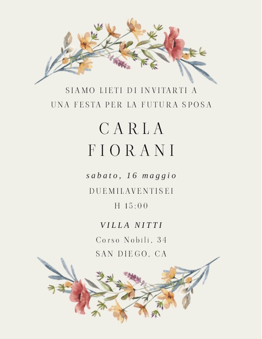 Anteprima design per Galleria di design: inviti e biglietti per fascino rustico, Piatto 13,9 x 10,7 cm