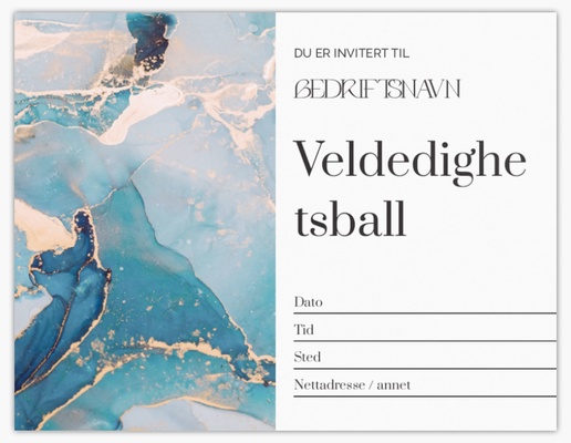 Forhåndsvisning av design for Designgalleri: Invitasjoner og kort, Ensidig 14 x 10,1 cm