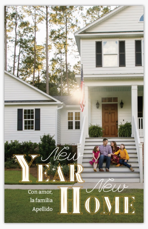 Un año nuevo hogar nuevo nuevo hogar diseño negro crema para Saludos  con 1 imágenes