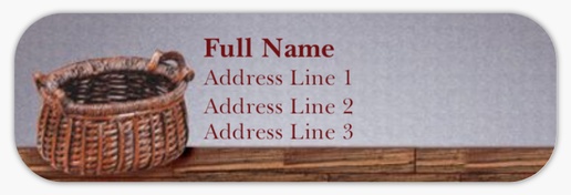 Design Preview for Furniture & Home Goods Return Address Labels Templates, White Paper
