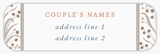 Design Preview for  Return Address Labels Templates, White Paper